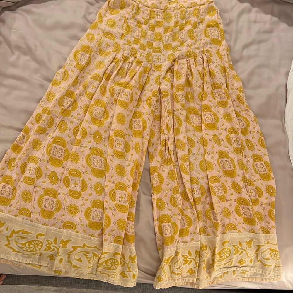 Free People Run River Wide Leg Pants; Size S